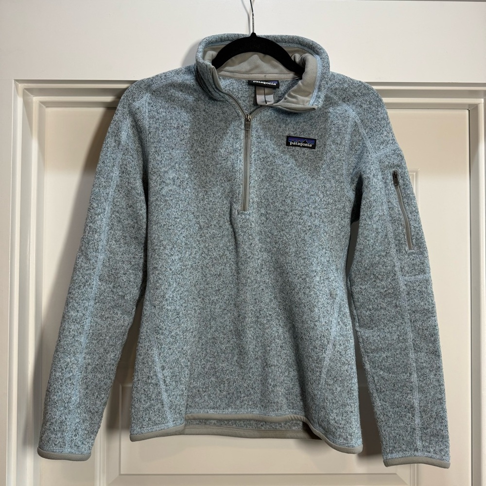 Patagonia Better Sweater Hawthorne Blue Half Zip - Picture 3 of 9